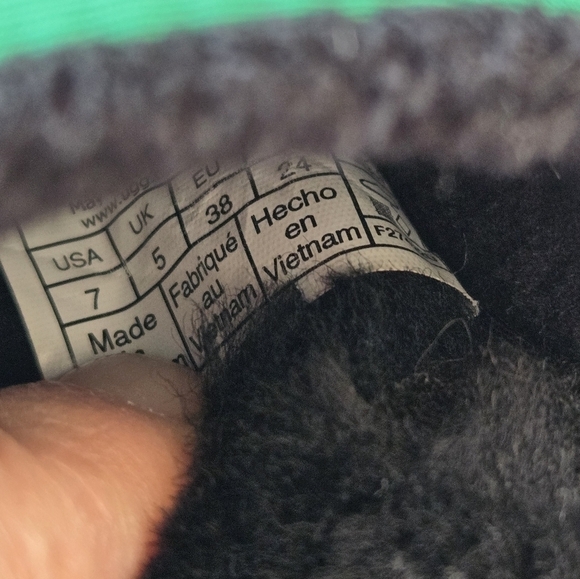 UGG Maxi Graphic Platform Slide Sandals  Black/Emerald Green Size 7 - Picture 13 of 14